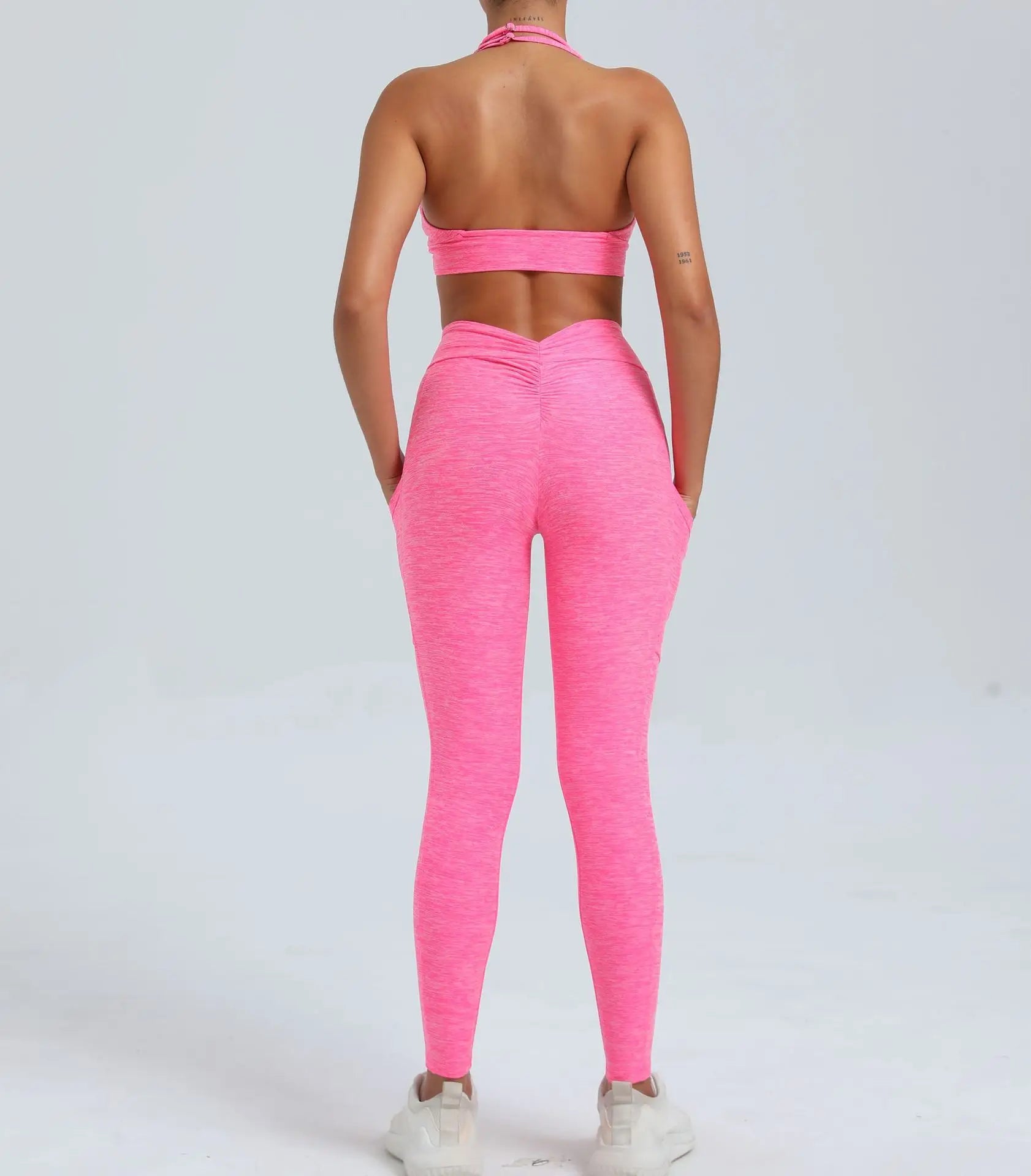 Fitness Suit Women Tracksuit Yoga Set Sportswear Workout Clothes Sports Bra High Waist Leggings Gym Clothing Sports Suits