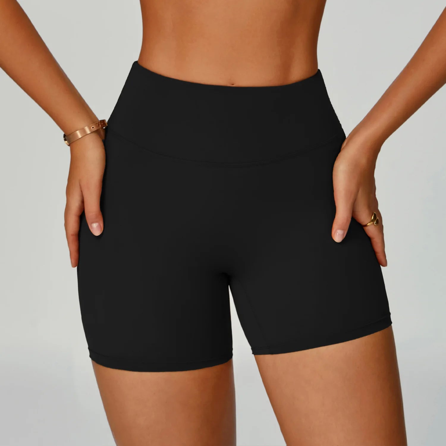 Impact Shorts High Waist Yoga Shorts Women Fitness Shorts Running Cycling Shorts Breathable Sports Leggings Workout Gym Shorts