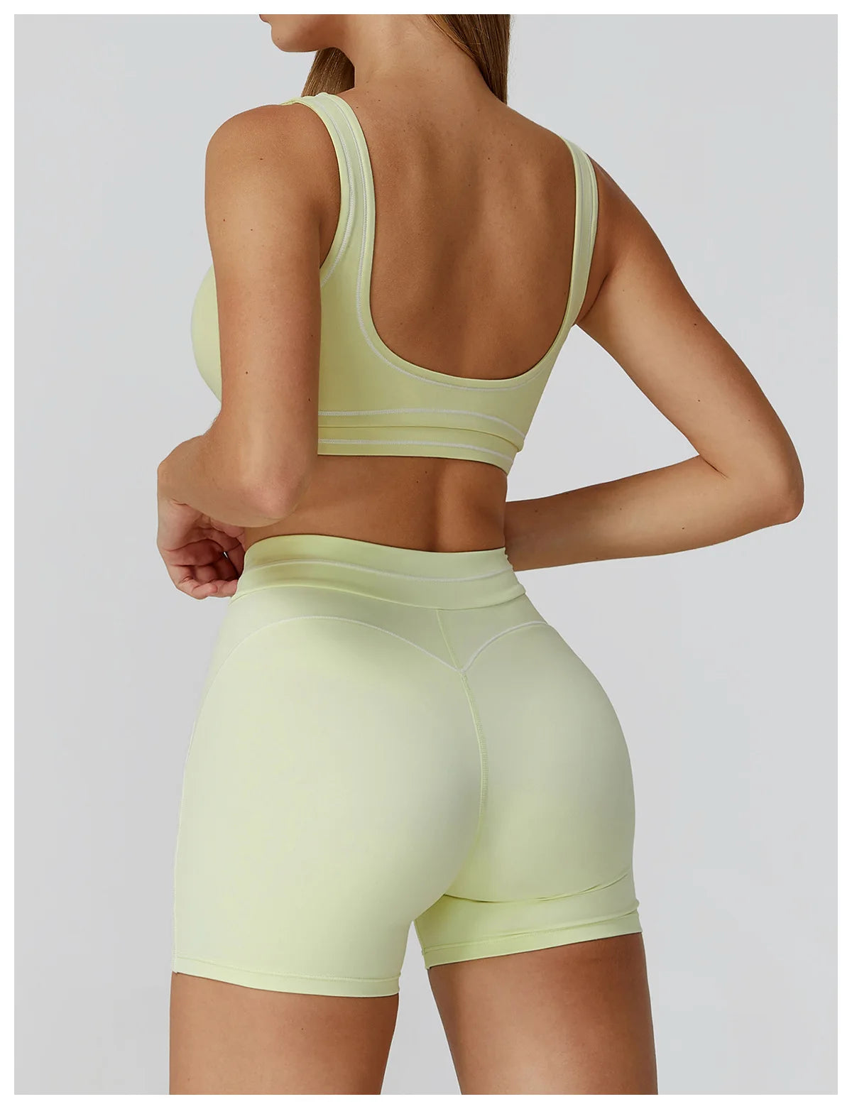 Yoga Suit Women Tracksuit Sports Bra High Waist Legging Shorts Outfit Gym Set Fitness Running Workout Clothes Push Up Sportswear