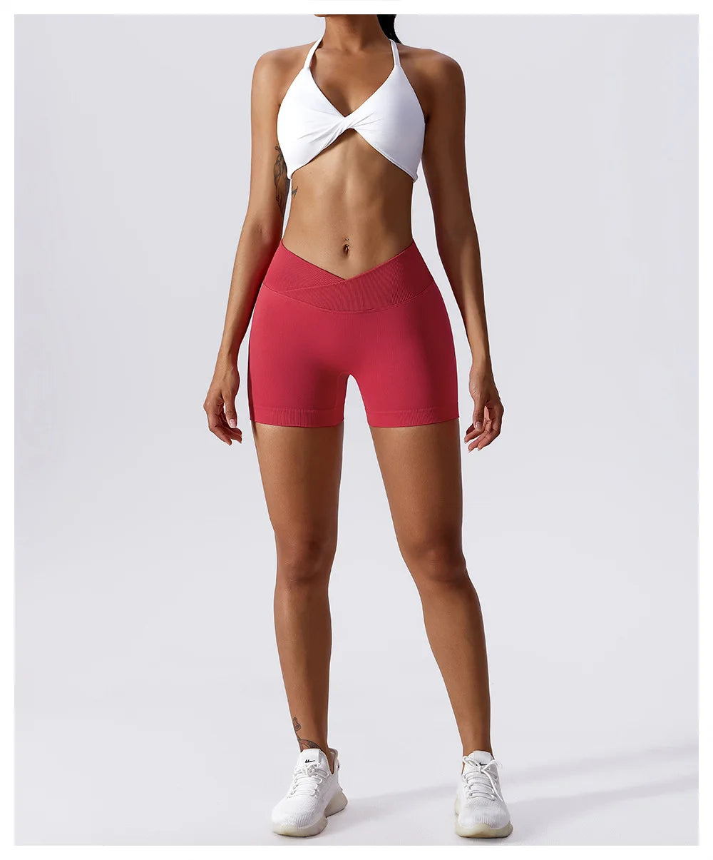 Women Shorts Seamless High Waist Sports Shorts For Women Cycling Jogging Fitness Push Up Gym Shorts Leggings Women Yoga Clothing