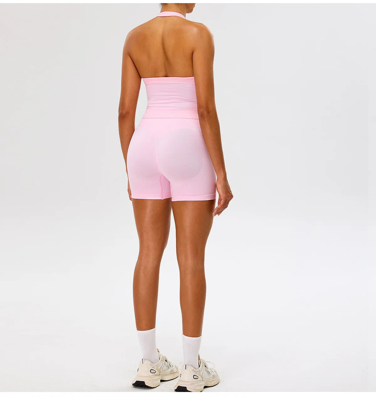 Seamless Yoga Shorts Women High Waist Workout Shorts Fitness Yoga Lift Butt Fitness Yoga Gym Running Sports Shorts Sportswear